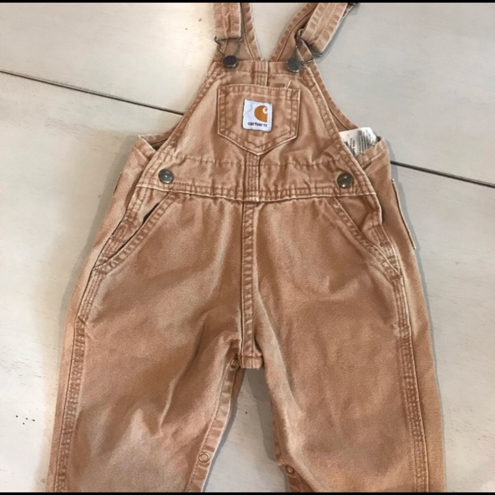 Kids Carhartt overalls. Size 24 month.